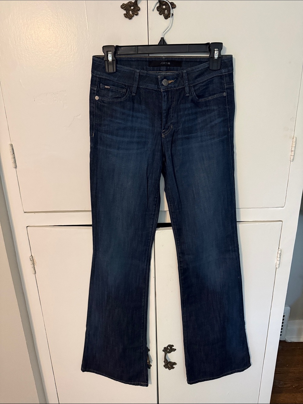 Dark Blue Low Rise Women’s Wide Leg Jeans